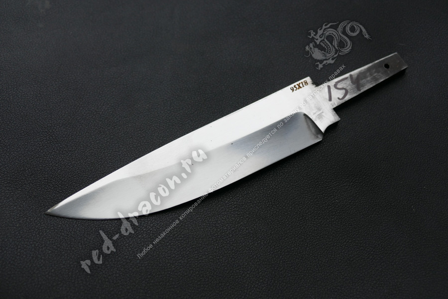Клинок кованный для ножа 95х18"DAS154"